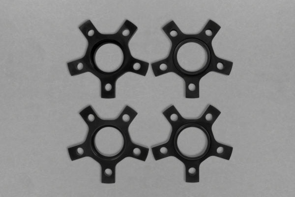 Ferrari 458 - Wheel Spacers 14mm Front / 17mm Rear (Star Shape) with Titanium Wheel Bolts