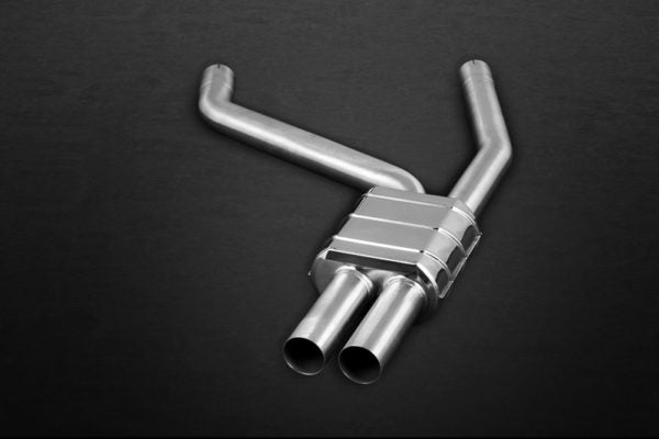Porsche 958 Cayenne V8 Induction - ECE Valved Exhaust with Mid-Pipes (CES3)
