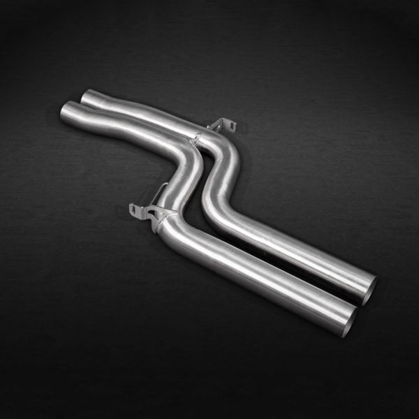 Audi RS4/5 (B8) - Middle Silencer Delete Pipes (for Capristo)