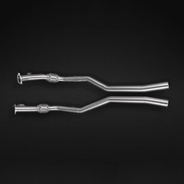 Audi RS4/5 (B9) Sedan/Sportback - Pre-Silencer Delete Pipes (for Capristo)