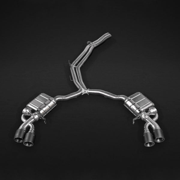 Audi RS5 (F5) - ECE Valved Exhaust with Mid-Pipes and Carbon Tips (CES3)