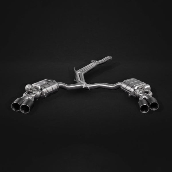 Audi RS4 (B9) / RS5 Sportback - ECE Valved Exhaust with Mid-Pipes and Carbon Tips (CES3)