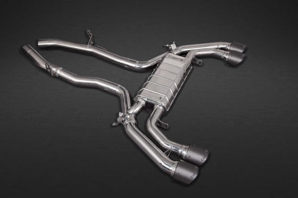 BMW X3M Competition (G01/F97) - Exhaust System, 200 Cell Sport Cat Mid Pipes, and Carbon Fiber Tips