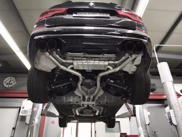 BMW X3M Competition (G01/F97) - Exhaust System, OPF Delete Mid Pipes, and Carbon Fiber Tips