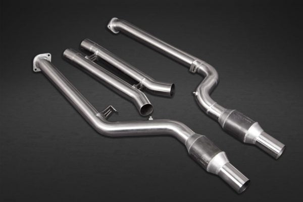 BMW X3M Competition (G01/F97) - Exhaust System, 200 Cell Sport Cat Mid Pipes, and Carbon Fiber Tips