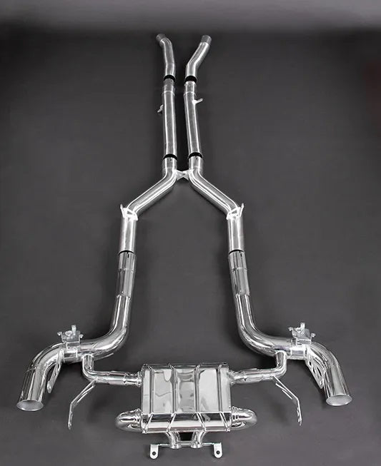 Mercedes AMG GTR - Valved Exhaust with Mid-Pipes (incl. Cat Delete) (OE Actuators)