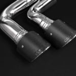 Porsche 536 Cayenne S 2.9 BiTurbo (19+) - Valved Exhaust with Mid-Silencer Delete and Carbon Tips (CES3)