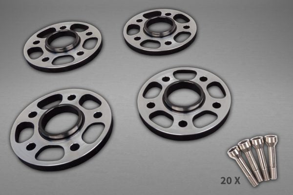 Ferrari 488/F8 - Wheel Spacers 11mm Front / 17mm Rear (Circle Shape) with Titanium Wheel Bolts