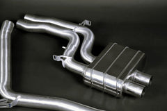 Audi RS4 (B8) - ECE Valved Exhaust with Middle Silencer Pipes