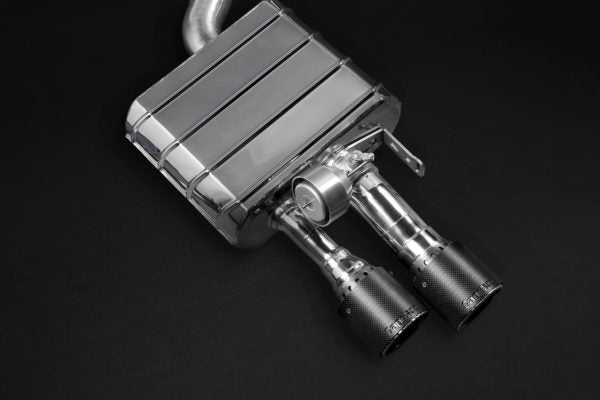 Audi S8 (D4) - Valved Exhaust, Mid Pipes, and Carbon Tips (CES3)