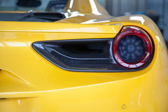 Ferrari 488 - Carbon Tail Light Covers (Matte)