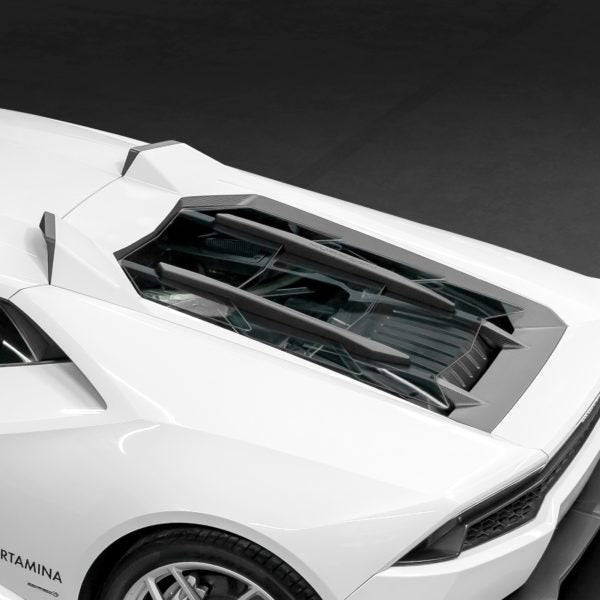 Lamborghini Huracan - Carbon Engine Bonnet/Hood (With Scoops) Matte