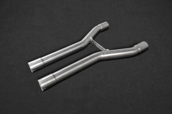 Bentley Continental W12 Supersport/GTC/GTSpeed (before 2012) - Middle Silencer / Secondary Cat Replacement Pipes