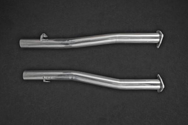 Bentley Continental W12 Supersport/GTC/GTSpeed (before 2012) - Middle Silencer / Secondary Cat Replacement Pipes