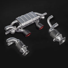 Porsche 991.2 Carrera/GTS - Valved Exhaust, 250 Cell Sports Cats, with Carbon Tips (CES3)