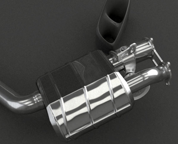 Porsche 970 Panamera (V8) S/4S/GTS - Valved Exhaust with Mid-Pipes (for PSE)