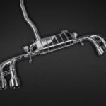Nissan GTR MK3/4/Nismo - Valved Exhaust (ECE) Mid-Silencer Back System with Carbon Tips (CES3)