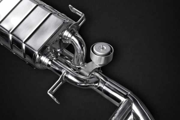 Nissan GTR MK3/4/Nismo - Valved Exhaust (ECE) Mid-Silencer Back System with Carbon Tips (CES3)