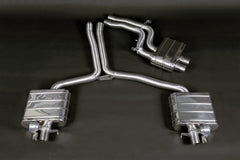 Audi RS5 (B8) - ECE Valved Exhaust with Middle Silencer Pipes