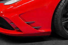 Ferrari 458 Speciale - Carbon Front Fins (Matte)