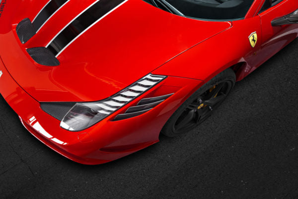Ferrari 458 Speciale - Carbon Air Outlet Ribs (Matte)