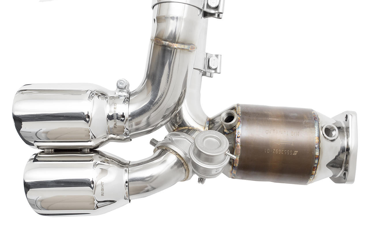 Fabspeed Porsche 991.2 Twin Turbo / Turbo S Valvetronic Supersport X-Pipe Exhaust System (2017-2020)