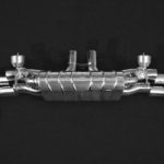 Porsche 536 Cayenne Turbo/Turbo E-Hybrid/GTS (19+) - Valved Exhaust with Mid-Silencer Delete and Carbon Tips (CES3)